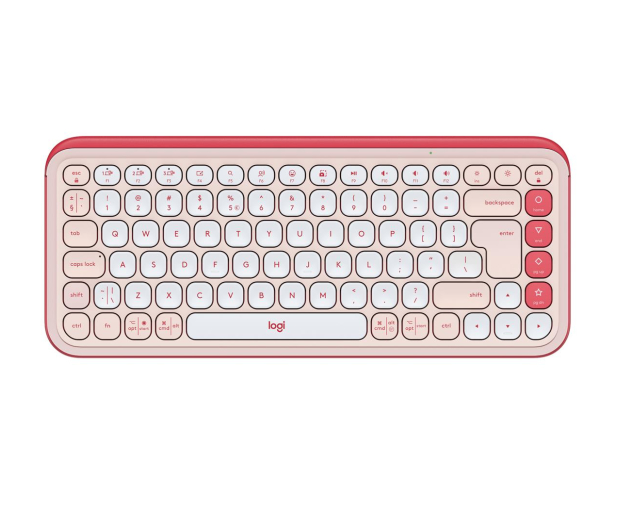 Logitech POP ICON Keys różowa - 1276195 - zdjęcie